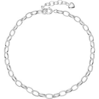 Lund Copenhagen - Sølv armbånd med lille hjerte - 9011340