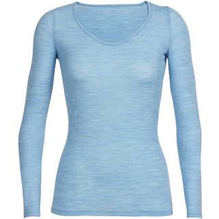 Icebreaker Women's Siren L/S Sweetheart Merino undertøj Damer størrelse XS farve blå