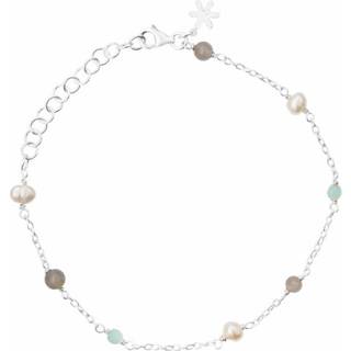 Susanne Friis Bjørner Armbånd - SFB - Sølv armbånd med perler og sten - 1882-1-20-578