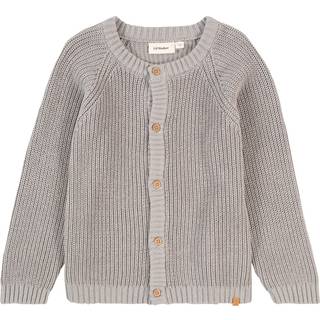 Lil Atelier Emlen Lin Knit Cardigan - Limestone