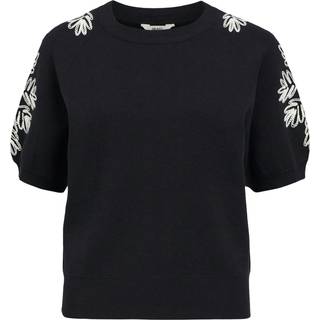 Broderet Strikket Top
