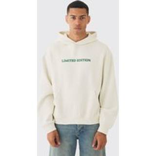 Mens Ecru 330GSM Oversized Boxy Limited Edition Hoodie