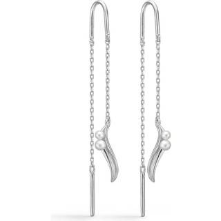 Mads Z - Morning dew sølv ørehængere med kulturperler - 2103087