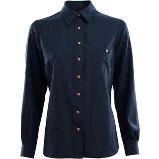 Aclima Women's Leisurewool Reborn Woolshirt Bluse Damer størrelse S farve blå