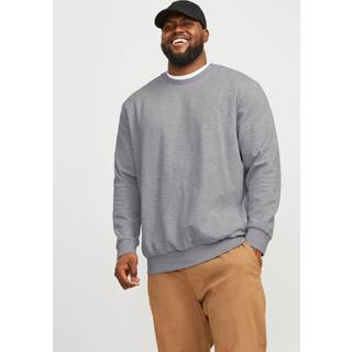 Plus Size Ensfarvet Sweatshirt
