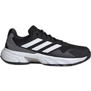 CourtJam Control 3 Clay Tennis sko - Core Black / Cloud White / Grey Four - 49 1/3