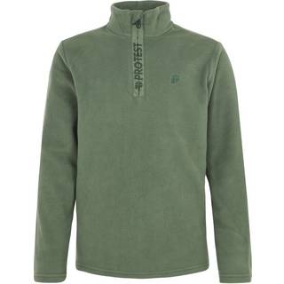 Protest Kid's Perfecty 1/4 Zip Top Fleecesweatere Børn størrelse 104 farve olivengrøn