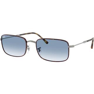 Ray - Ban Unisex RB3746 92703F Solbriller Metal Skildpadde Blå Firkantet Normal Skygge