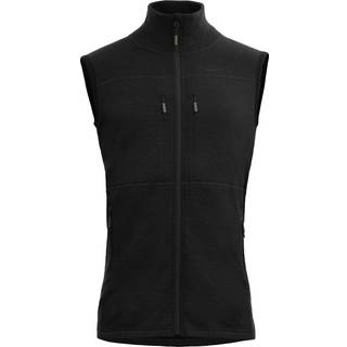 Devold Egga Grid Merino Vest Vest i merinould Herrer størrelse L farve sort