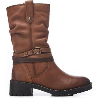 Moda in Pelle Beckette Multi Spænde Mid Height Cleated Ankel StøvlerEU 40 (UK 7)
