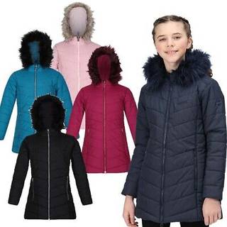 Regatta Regatta Black Shower Resistant Fabrizia Insulated Thermal Longline Jacket