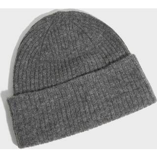 Selected Femme - Grå - Slfmaline Knit Beanie Noos - Onesize