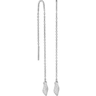 Blossom Cph. ørekæder med blad i sølv-21919015