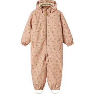 Lil Atelier Rugby Tan Blomstret Flyverdragt - Str. 2y 92cm
