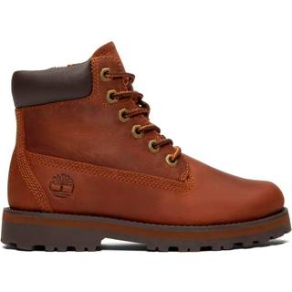 Timberland Kid's Courma Mid Lace Up Boot Fritidsstøvler Børn størrelse 7 farve brun/rød