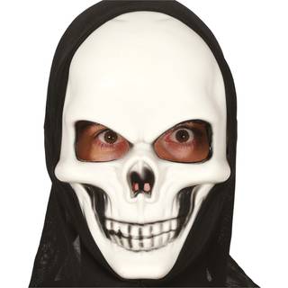 Totenschädel Maske mit Kapuze