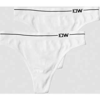 Everyday Seamless Thong 2-pack, White