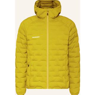Mammut Sender Insulation Hooded Jacket Syntetisk jakke Herrer størrelse XL farve gul