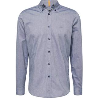 BOSS Orange Herren Hemd blau meliert