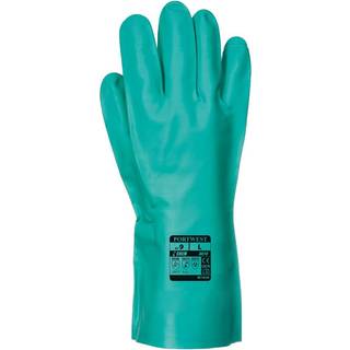 Nitrosafe kemi handske - Grøn (Størrelse: L)