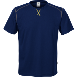 Fristads 7404 TCY T-shirt søværn Marine blå