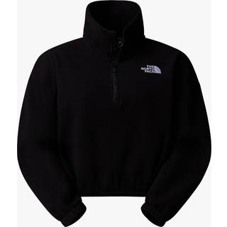 The North Face Women's 100 Glacier Half Zip Fleece Fleecesweatere Damer størrelse M farve sort