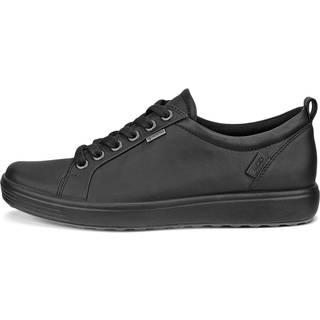 ECCO Soft 7 W - Gore-Tex sneakers i læder til damer - Sort - Size: 35 (UK 2.5-3)