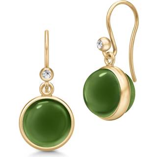 Prime Earrings Moss Green