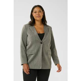 Kaffe Curve KCjosia Blazer - Grå - Str 52 - Damer