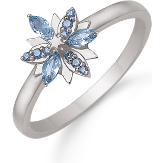 Støvring Design Snefnug Rhodineret Sølv Ring 12323017