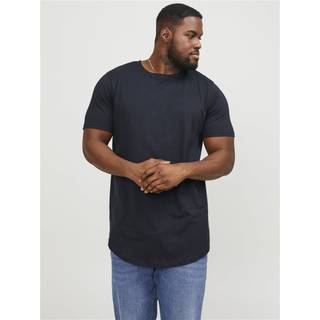 Plus Size Ensfarvet T-shirt