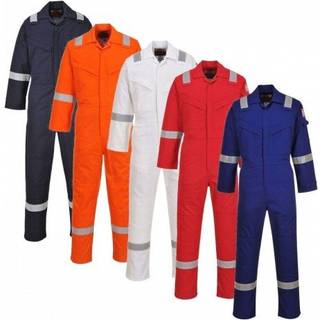 FR antistatisk kedeldragt 350g - Hvid (Størrelse: XL)