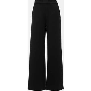 &#39;S Max Mara High-rise jersey wide-leg pants - black - M