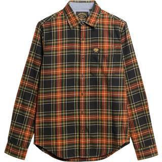 Superdry Superdry Bryce Check Black Long Sleeve Lumberjack Shirt