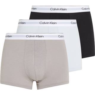 Calvin Klein Underwear Herren Trunks grau,schwarz,weiß Baumwolle & Mix unifarben