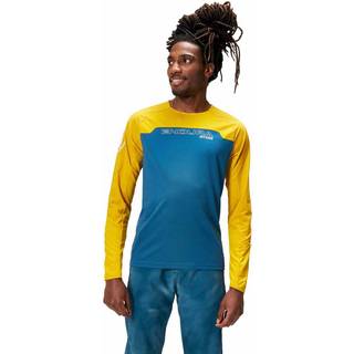 Endura MT500 Burner cykeltrøje gul/blå herre - Størrelse XX-Large
