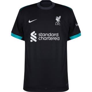 Liverpool FC 2024/25 Stadium Away Nike Dri-FIT Replica-fodboldtrøje til større børn - sort