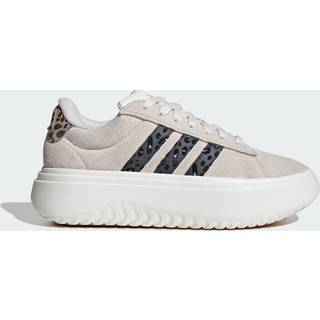Grand Court Platform sko - Off White / Carbon / Matte Gold - 36