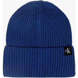 Kids' Ribbed Beanie - Blue - L-XL