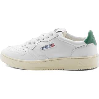 Autry Medalist Low Super Soft Leather Sneaker White/Green