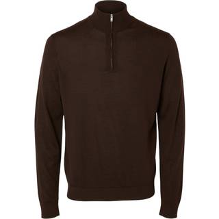SLHTRAY LS KNIT MERINO HALF ZIP NOO