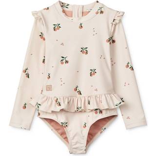 Liewood Sille Badedragt Peach/Seashell 68 cm  Creme  68 cm  kvinde