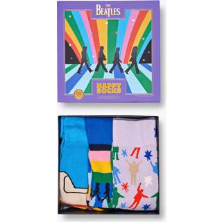 Turquoise Beatles 3-Pack Socks Gift Set - Turquoise, Yellow, Purple, Blue, Black - 36-40