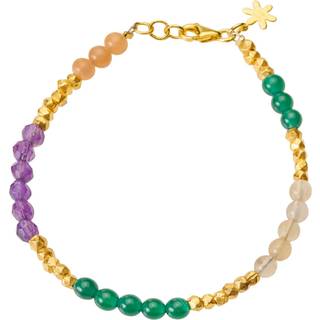 Susanne Friis Bjørner Armbånd - SFB - Armbånd med sten og forgyldte stykker - 1906-2-20-598