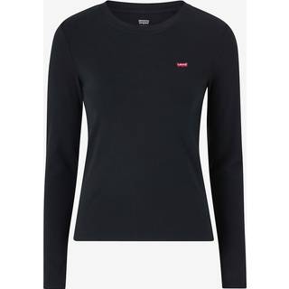 Levi's Levi's Black Essential Housemark Long Sleeve T-Shirt