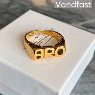 ANNEBRAUNER BRO Ring 18K Guldbelagt - 56