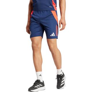 Manchester United Tiro 24 træningsshorts - Night Indigo / Bright Red - S