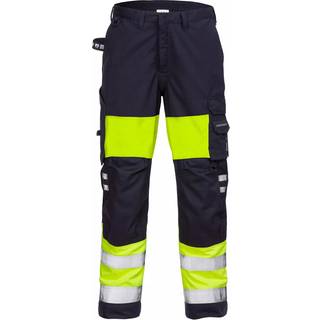 Fristads 122197 Flamestat Hi Vis Bukser dame kl.1 2776 / Arbejdsbukser Hi-Vis gul/Marine 46