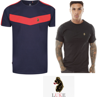 Luke 1977 Calvia Chevron T Shirt Black