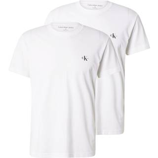 2 Pack Cotton T-shirts - White - S